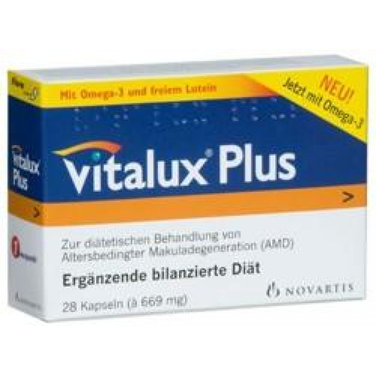 VitaluxPlus Lutein und Omega3Kapseln 28 Stück Auge Gesundheits
