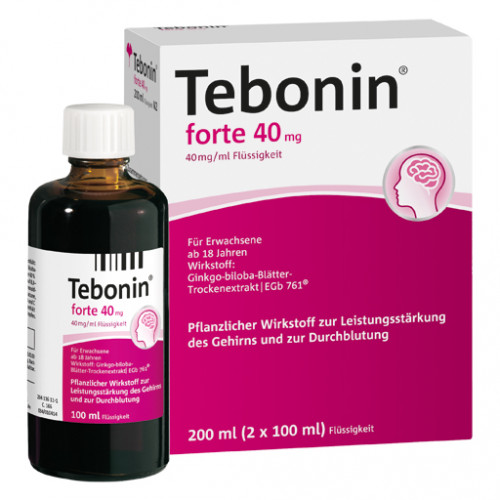 TEBONIN Forte 40 Mg Lösung 2X100 ml
