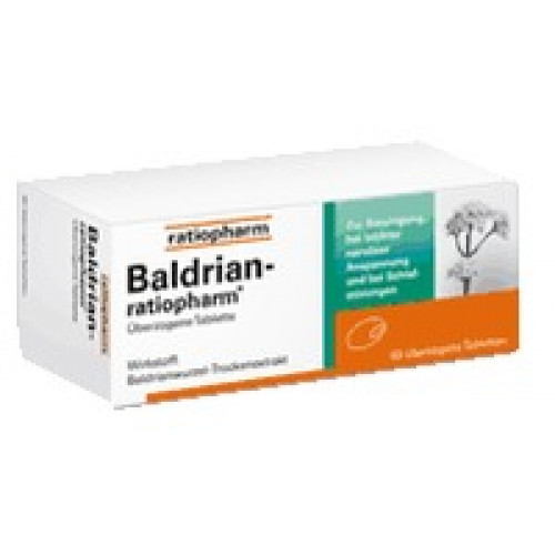 BALDRIAN RATIOPHARM überzogene Tabletten 60 St