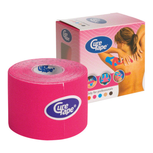 Cure Tape, 5 m x 5 cm, wasserfest, pink
