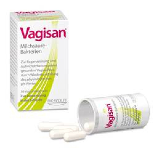 Vagisan Milchsäure-Bakterien Vaginalkapseln 10st