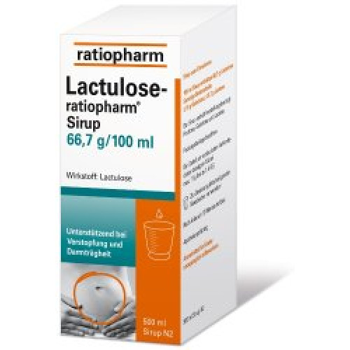 Lactulose-ratiopharm Sirup 500ml 