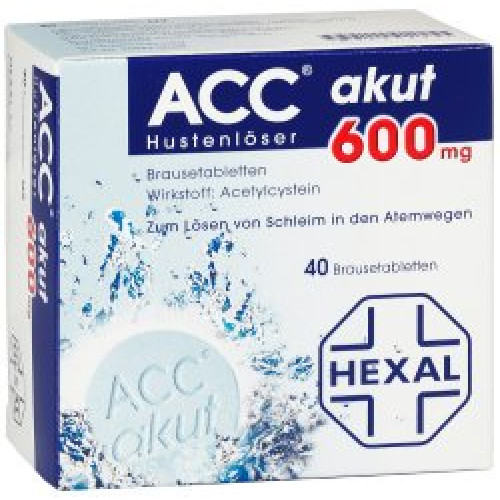 ACC akut 600 Hustenlöser Brausetabletten 40St 