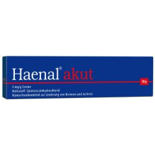 Haenal akut Creme - zugelassen bei Hämorrhoiden 30g 