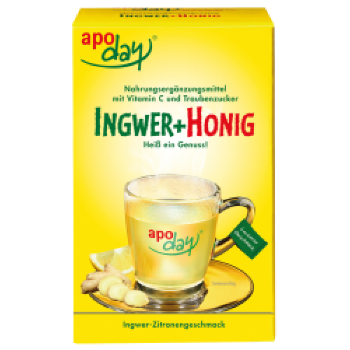 apoday® Ingwer + Honig mit Vitamin C  
