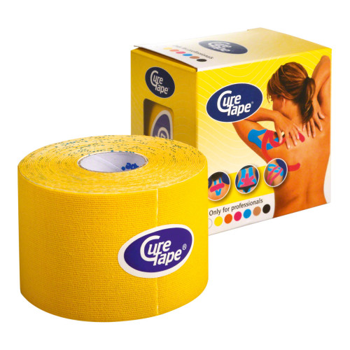 Cure Tape, 5 m x 5 cm, wasserfest, gelb
