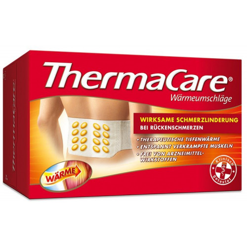ThermaCare Rückenumschläge S-XL zur Schmerzlinderung 6St 
