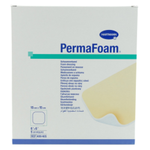 PermaFoam Schaumverband 15 cm x 15 cm 5St 