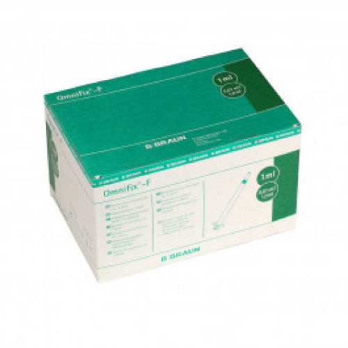 Omnifix F Solo 1 ml 0,01 ml - Einmalspritze / 100 Stück