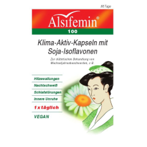 Alsifemin® 100 Klima-Aktiv-Kapseln mit Soja-Isoflavonen 90St 