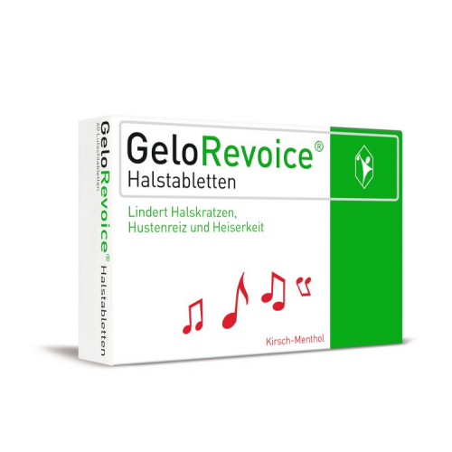 Gelo Revoice Halstabletten Kirsch-Menthol Lutschtabletten 60st
