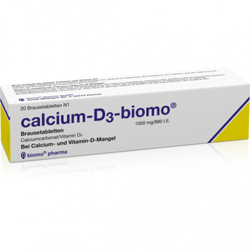 Calcium-D3-biomo Brausetabletten 20 St.