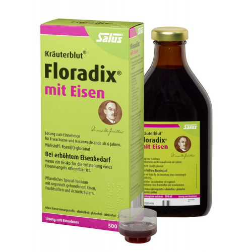 Floradix Kräuterblut mit Eisen Tonikum 500ml