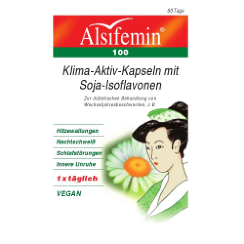 Alsifemin® 100 Klima-Aktiv-Kapseln mit Soja-Isoflavonen 60St 