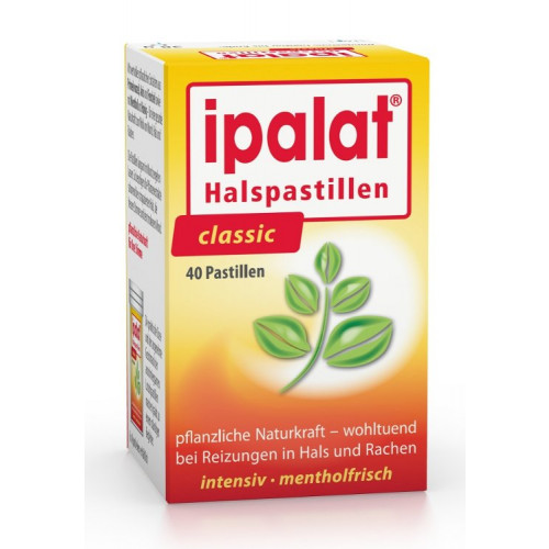 ipalat Halspastillen classic 40st