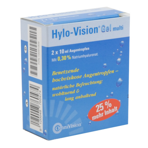 Hylo-Vision Gel multi Augentropfen 2x10ml