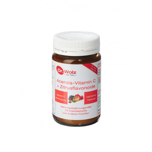 Acerola-Vitamin C + Bioflavonoide Dr. Wolz Pulver 90 g 