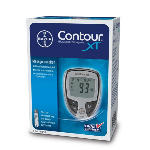 Contour XT Blutzuckermessgerät Set mg/dl 