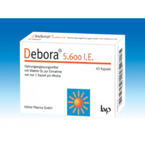 DEBORA® 5.600 I.E. – KAPSELN 40St 