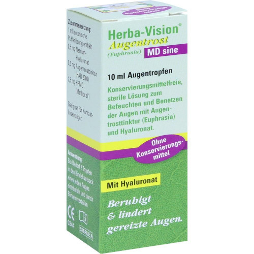 Herba-Vision Augentrost MD sine Augentropfen 10 ml
