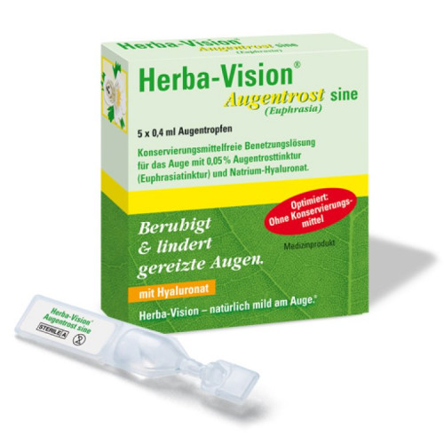 Herba-Vision Augentrost sine Augentropfen 5 x 0,4 ml