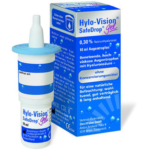 Hylo-Vision® SafeDrop® Gel Augentropfen 10 ml