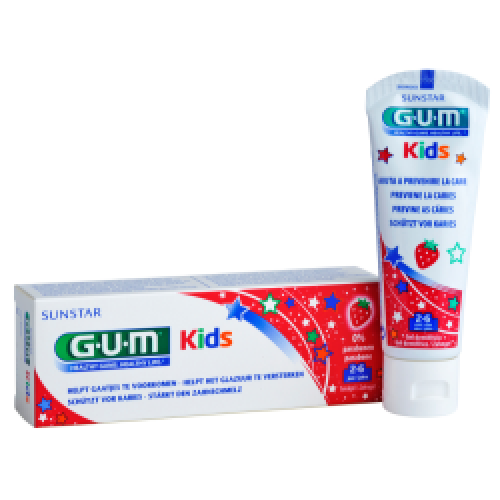 GUM Kids Zahncreme Erdbeere 2-6 Jahre 1St