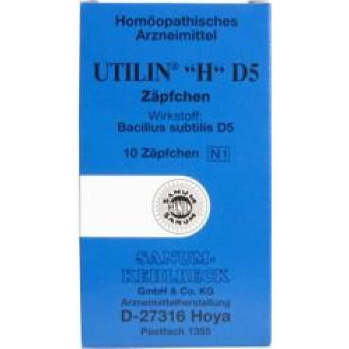 UTILIN 'H' D5 Zäpfchen 10St 