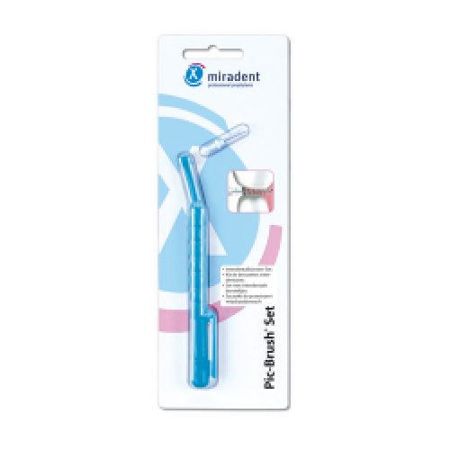 miradent Pic-Brush Interdentalbürsten Set blau 1St 