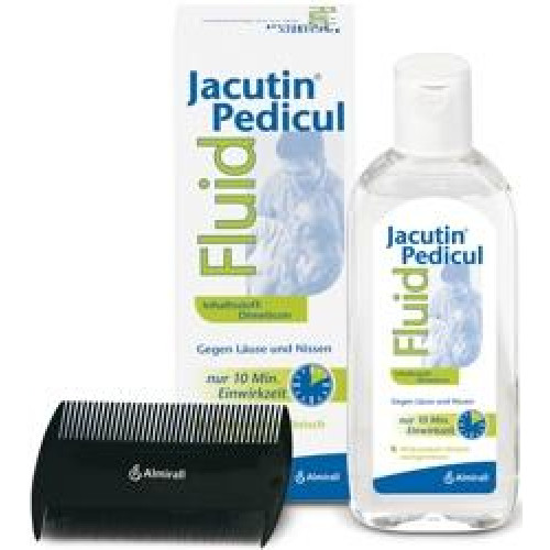 Jacutin Pedicul Fluid mit Nissenkamm 200ml 