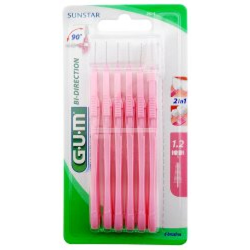 GUM Interdentalbürste Bi-Direction 1,1-1,2 mm, Tanne 6St 