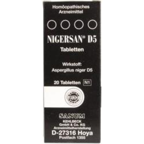 NIGERSAN D5 Tabletten 20St 
