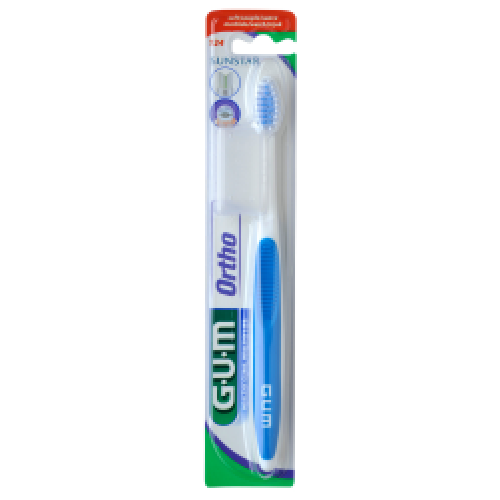 GUM KFO Zahnbürste mit V-Schnitt, weich 1St 