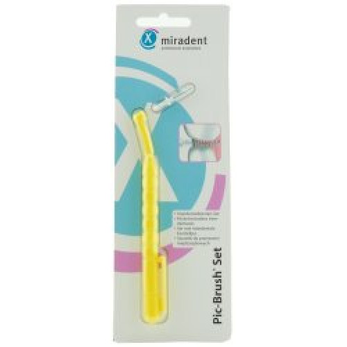 miradent Pic-Brush Interdentalbürsten Set gelb 1St 
