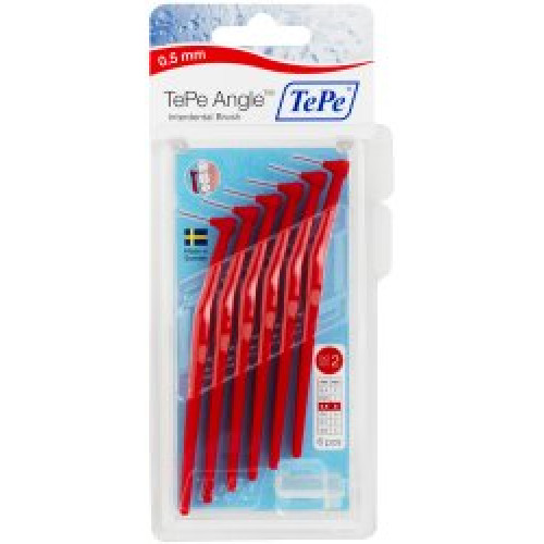 TePe Angle Interdentalbürste 0,5 mm rot 6St 