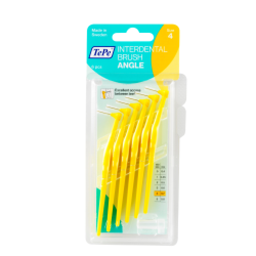 TePe Angle Interdentalbürste 0,7 mm gelb 6St 