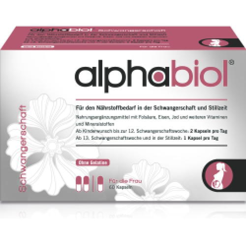 alphabiol Schwangerschaft Kapseln 60St 