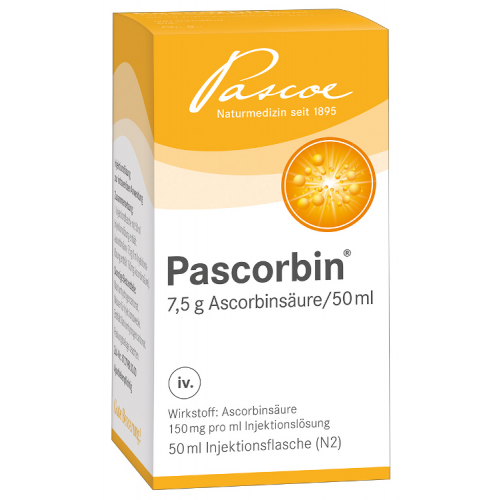 Pascorbin® 7,5g Ascorbinsäure Pascoe Injektionslösung 50 ml