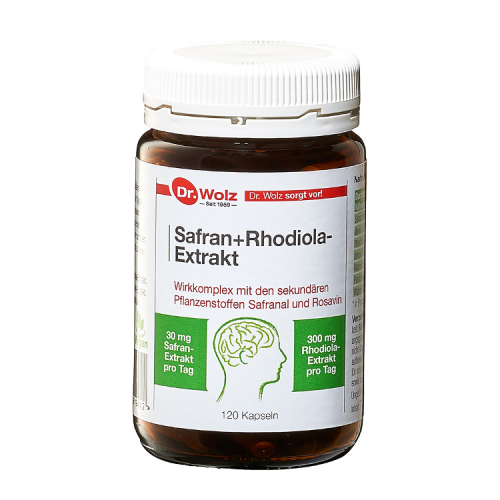 Safran + Rhodiola-Extrakt Dr. Wolz Kapseln 120 St.