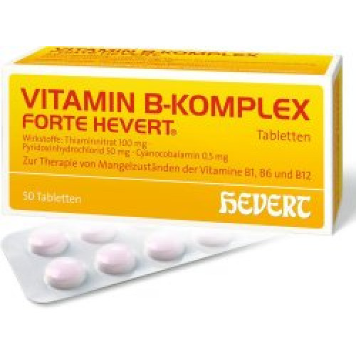 VITAMIN B-KOMPLEX FORTE HEVERT Tabletten  50St 