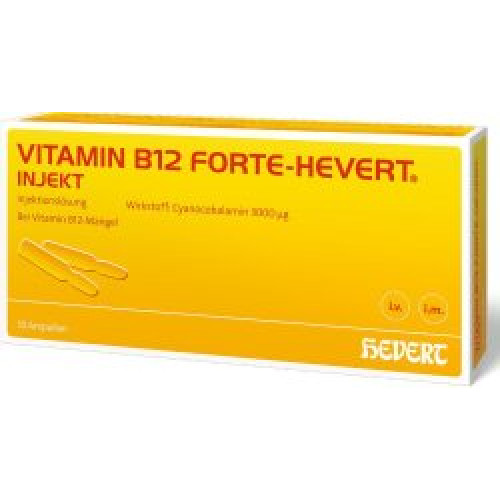 VITAMIN B12 FORTE-HEVERT INJEKT Ampullen 10X2ml