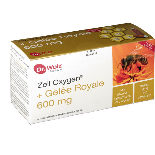 Zell Oxygen® + Gelee Royale Dr. Wolz Ampullen 14 x 20 ml