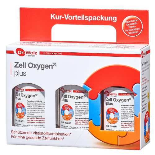 Zell Oxygen plus, flüssig Dr. Wolz 3 x 250 ml