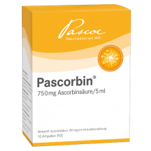 Pascorbin® 7,5g Ascorbinsäure Pascoe Injektionslösung 10 x 5 ml