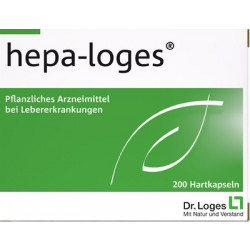 HEPA LOGES Nachfolgeprodukt Silymarin-Loges Hartkapseln 200 St