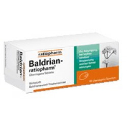 BALDRIAN RATIOPHARM überzogene Tabletten 60 St