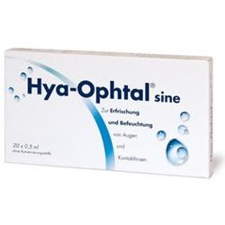 Hya-Ophtal sine Augentropfen Einzeldosispipetten  20x0,5ml
