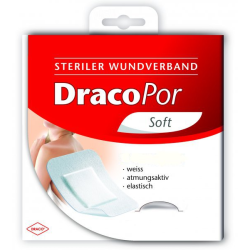 Dracopor soft weiß 3,8 x 3,8 cm steril 50St 