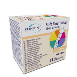 Klinion Soft fine colour Lanzetten 30 G 110st