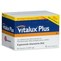 VitaluxPlus Lutein und Omega-3-Kapseln 84 Stück